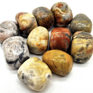 Pierre roulée d'Agate Crazy Lace