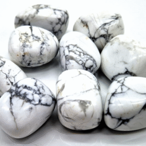 Pierre roulée de Howlite