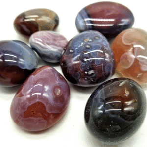 Pierre roulée d'Agate Botswana