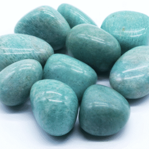 Pierre roulée d'Amazonite