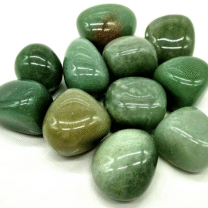 Pierre roulée d'Aventurine verte