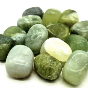 Pierre roulée de Jade verte