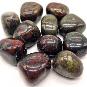Pierre roulée de Jaspe sang de dragon