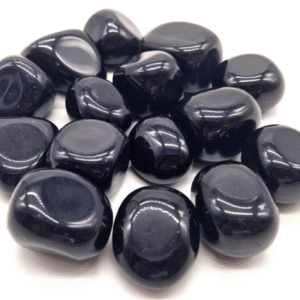 Pierre roulée d'Obsidienne noire