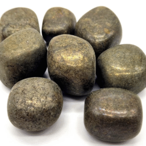 Pierre roulée de Pyrite